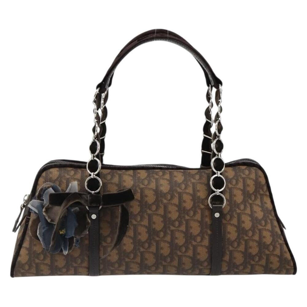 Dior Trotter Romantic Chain Bag Brown Handbag